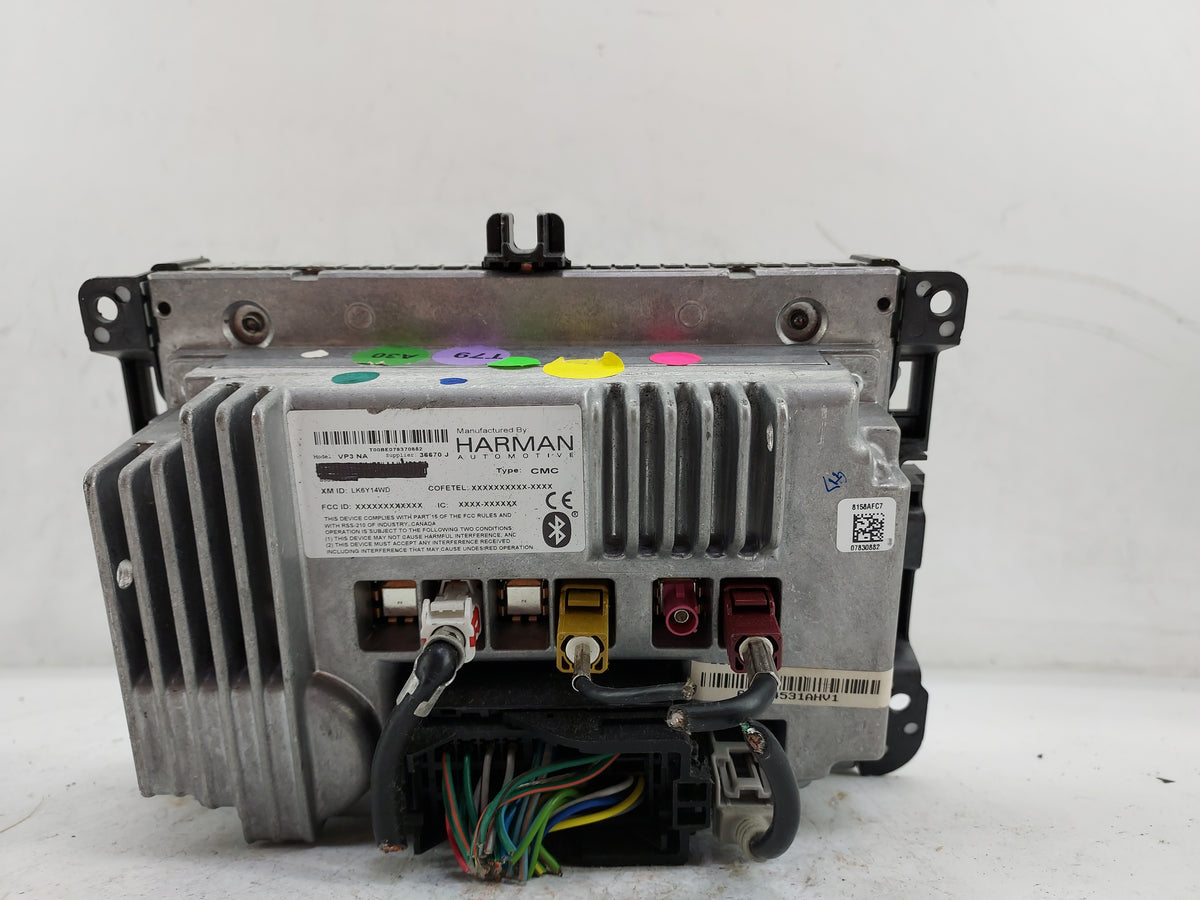 2013 Ram 1500 Radio AM FM Cd Player Receiver Replacement P/N:VP3 NA LK6Y14WD, 36670J Fits OEM Used Auto Parts - Oemusedautop