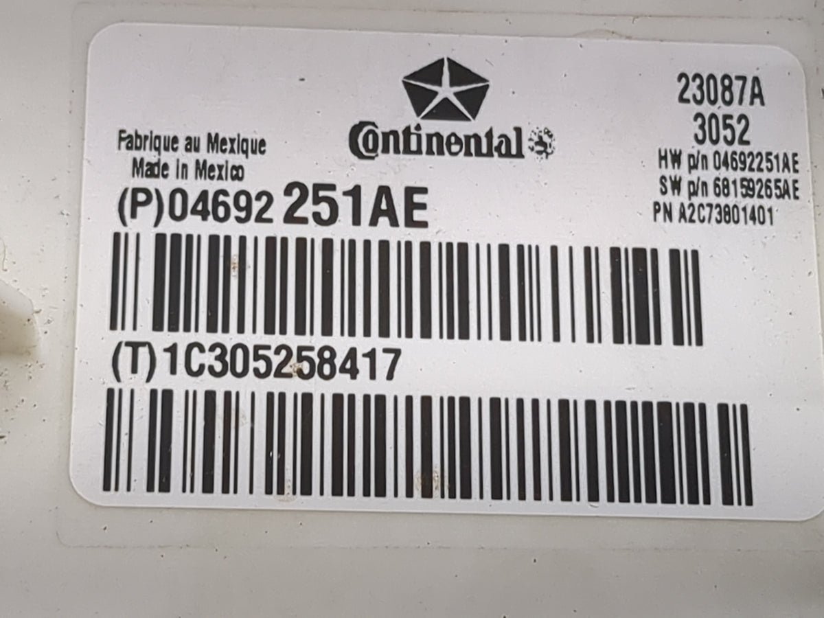 2013 Ram 1500 Fusebox Fuse Box Relay Module Tipm 1503150 - Oemusedautoparts1.com