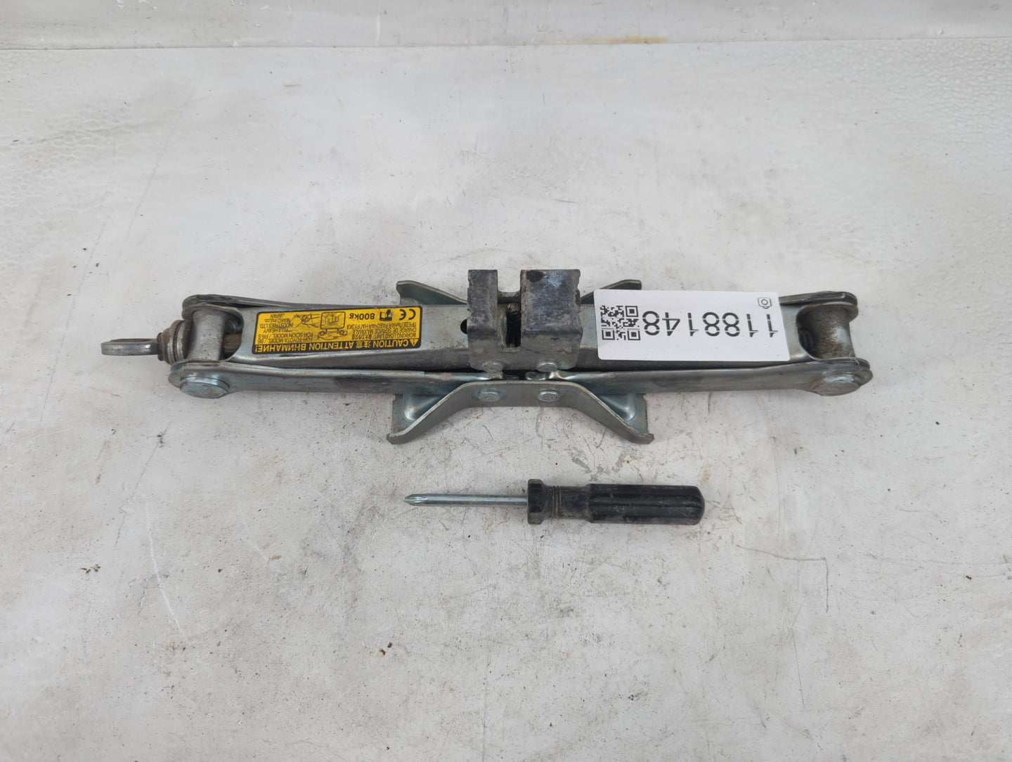 2013 Scion Fr-s Spare Scissor Car Jack 1188148 - Oemusedautoparts1.com