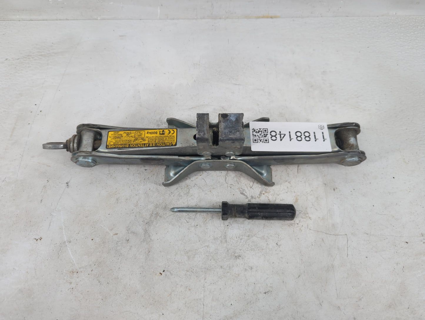 2013 Scion Fr-s Spare Scissor Car Jack 1188148 - Oemusedautoparts1.com