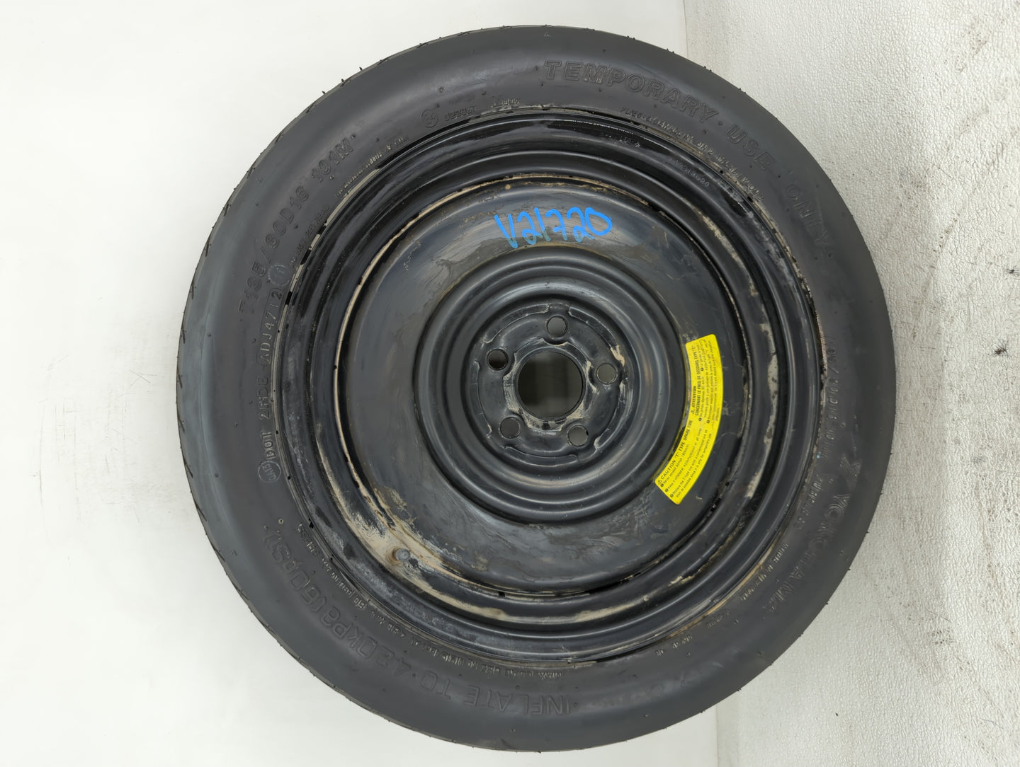 2013-2016 Scion Fr-s Spare Donut Tire Wheel Rim Oem - Oemusedautoparts1.com