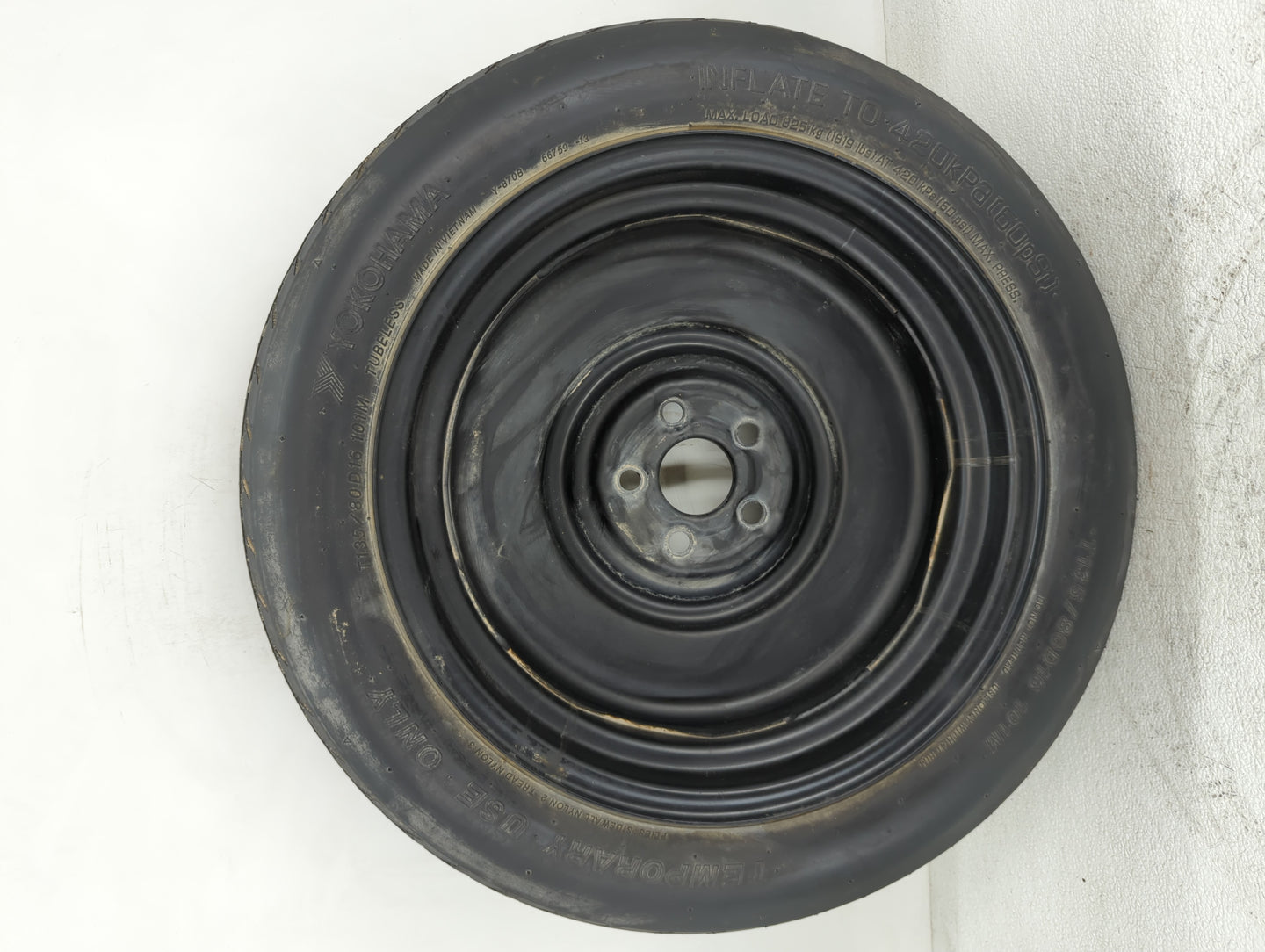 2013-2016 Scion Fr-s Spare Donut Tire Wheel Rim Oem - Oemusedautoparts1.com