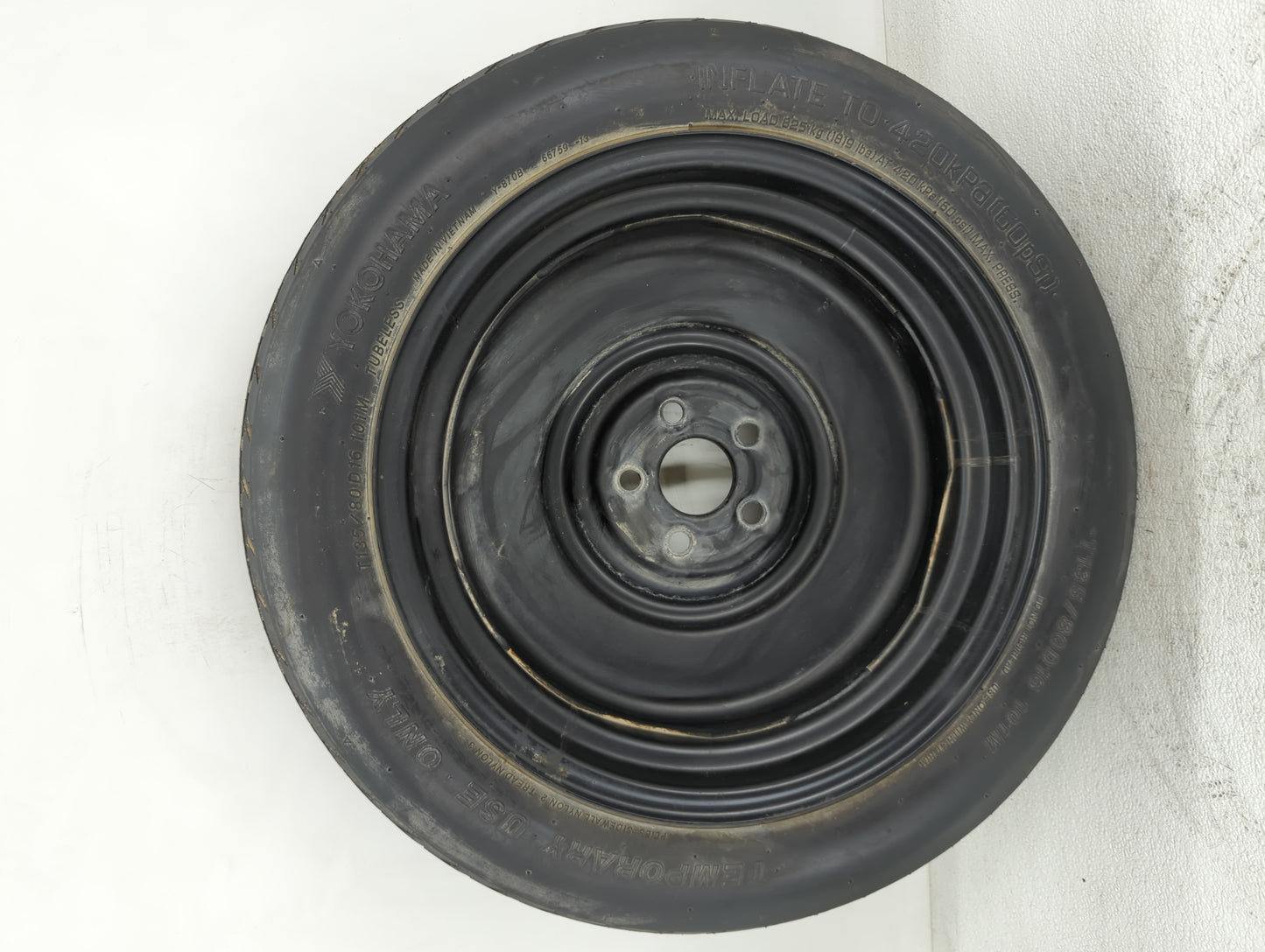 2013-2016 Scion Fr-s Spare Donut Tire Wheel Rim Oem - Oemusedautoparts1.com