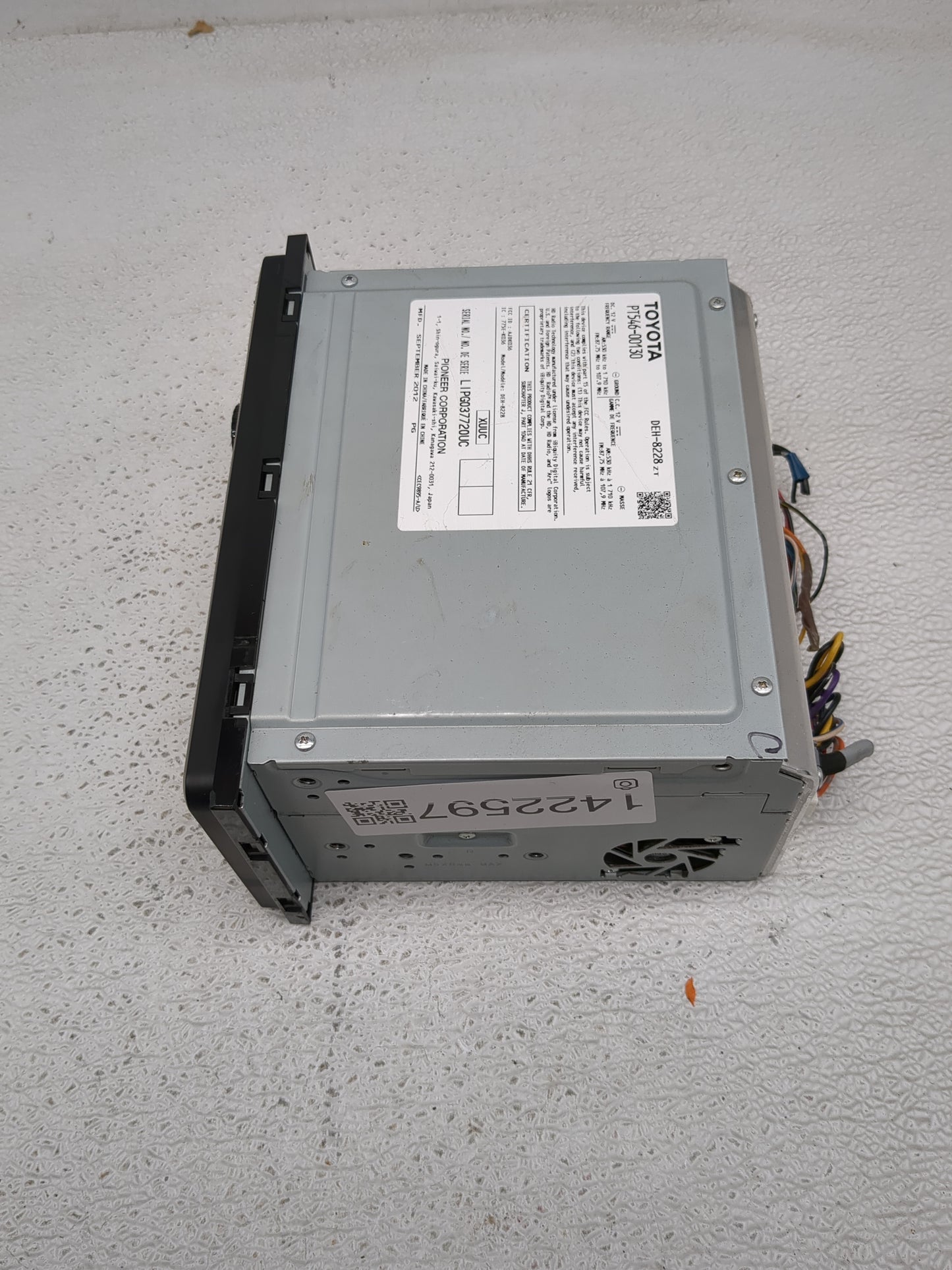 2013-2014 Scion Fr-S Radio AM FM Cd Player Receiver Replacement P/N:PT546-00130 Fits Fits 2012 2013 2014 OEM Used Auto Parts