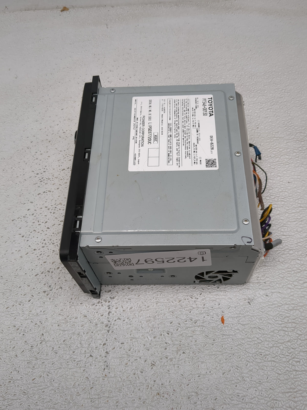 2013-2014 Scion Fr-S Radio AM FM Cd Player Receiver Replacement P/N:PT546-00130 Fits 2012 2013 2014 OEM Used Auto Parts - Oe