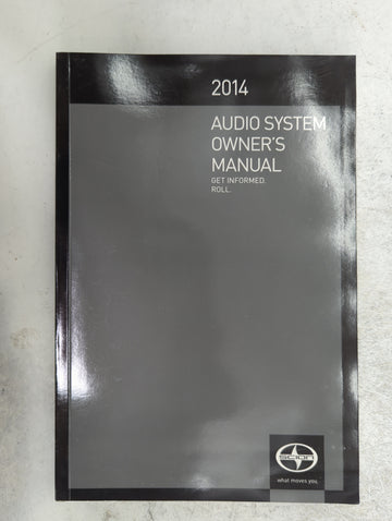 2013 Scion Fr-S Owners Manual Book Guide P/N:00421-SCN14-OMAUD OEM Used Auto Parts - Oemusedautoparts1.com