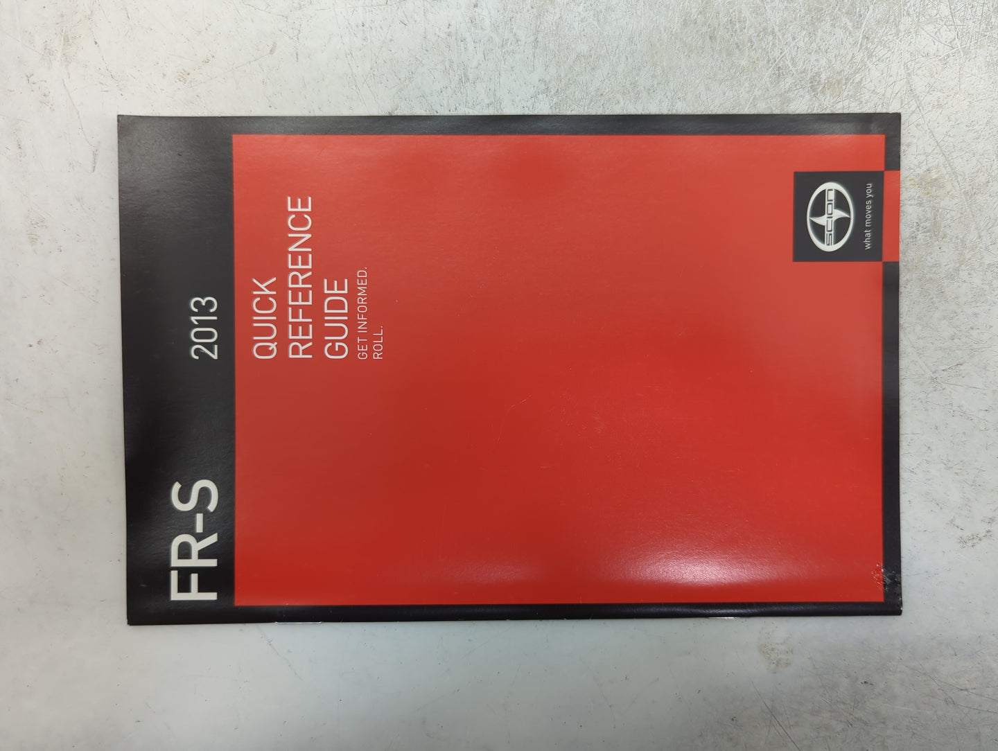 2013 Scion Fr-S Owners Manual Book Guide P/N:00421-SCN14-OMAUD OEM Used Auto Parts - Oemusedautoparts1.com
