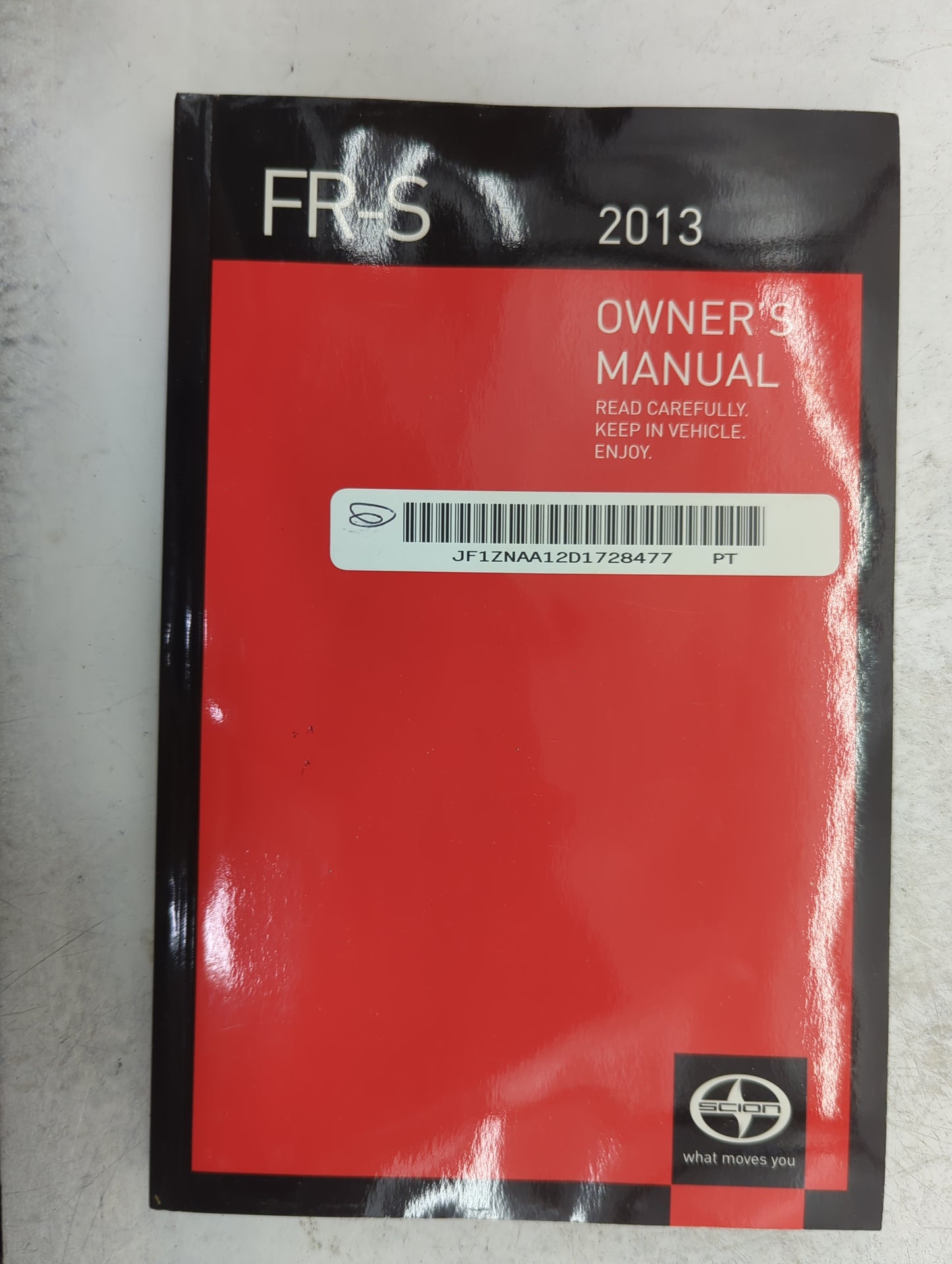 2013 Scion Fr-S Owners Manual Book Guide P/N:00421-SCN14-OMAUD OEM Used Auto Parts - Oemusedautoparts1.com