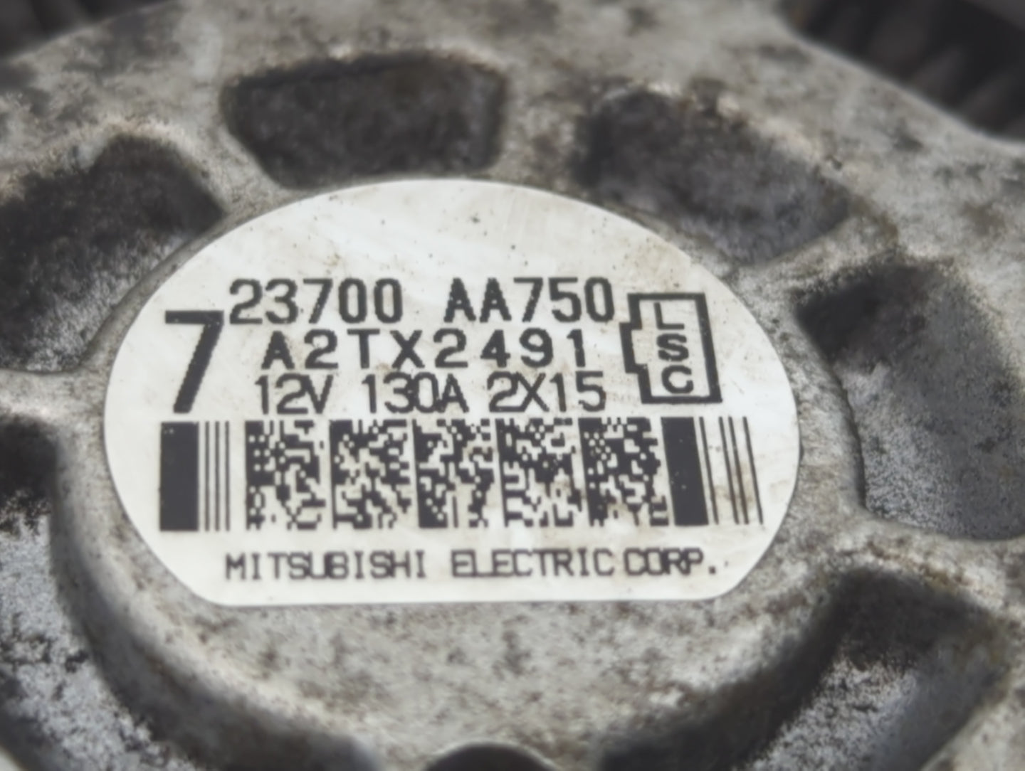 2013-2016 Scion Fr-S Alternator Replacement Generator Charging Assembly Engine OEM P/N:A2TX2491 23700 AA750 Fits OEM Used Au