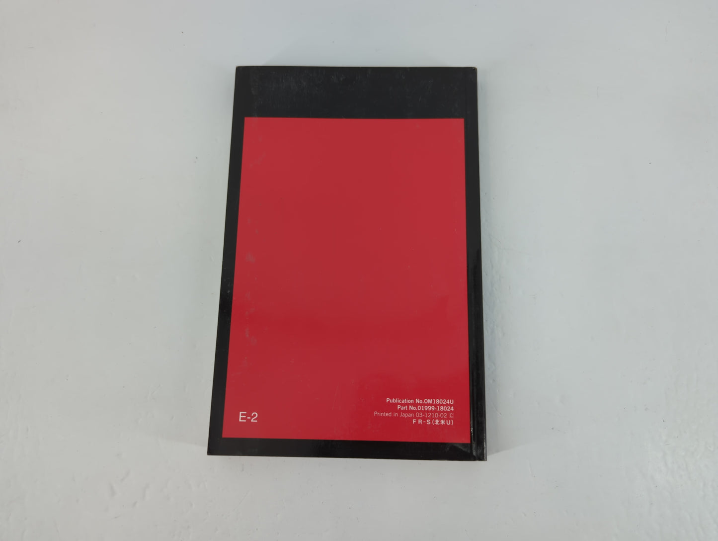 2013 Scion Fr-S Owners Manual Book Guide P/N:01999-18024 OEM Used Auto Parts - Oemusedautoparts1.com
