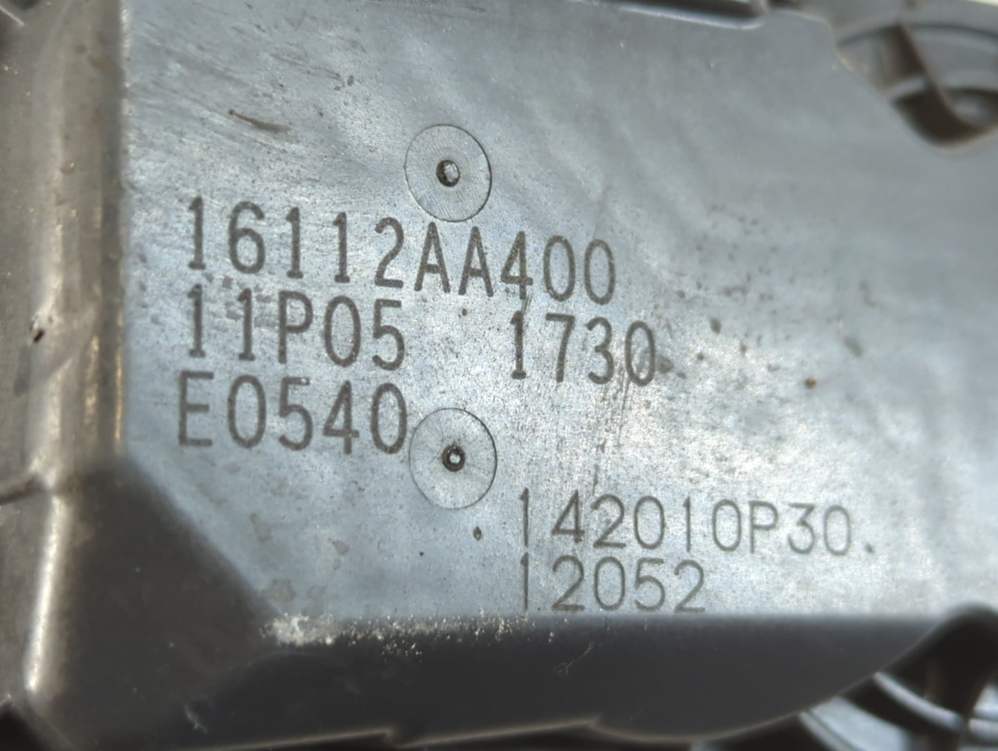 2013-2016 Scion Fr-S Throttle Body P/N:11P05 1730 16112AA400 Fits Fits 2013 2014 2015 2016 2017 2018 2019 2020 OEM Used Auto