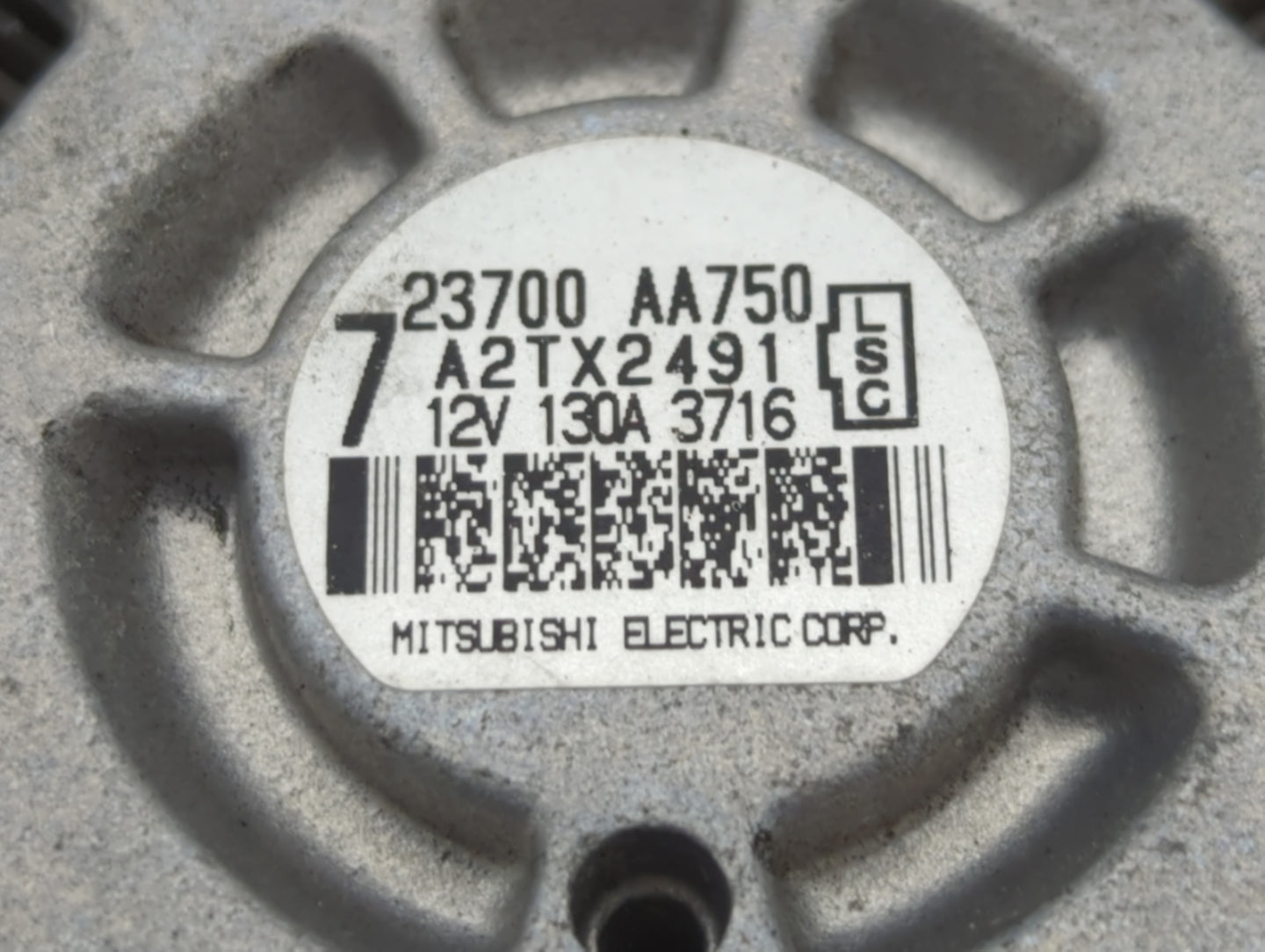 2013-2016 Scion Fr-S Alternator Replacement Generator Charging Assembly Engine OEM P/N:23700 AA750 Fits OEM Used Auto Parts 