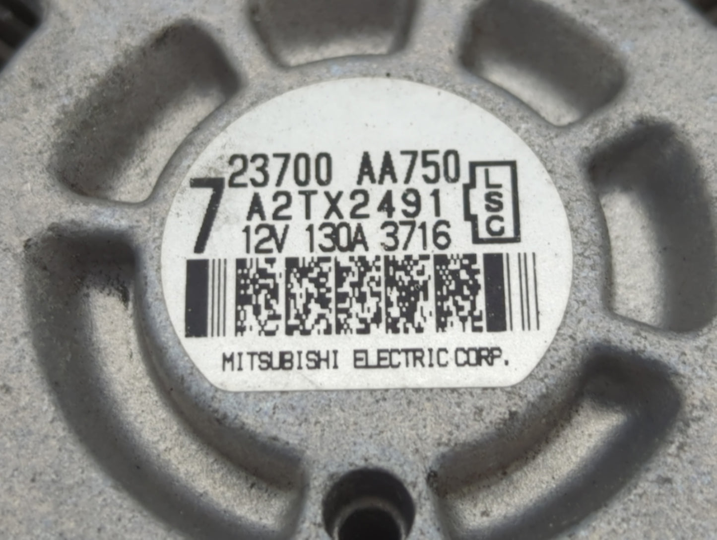 2013-2016 Scion Fr-S Alternator Replacement Generator Charging Assembly Engine OEM P/N:23700 AA750 Fits OEM Used Auto Parts 