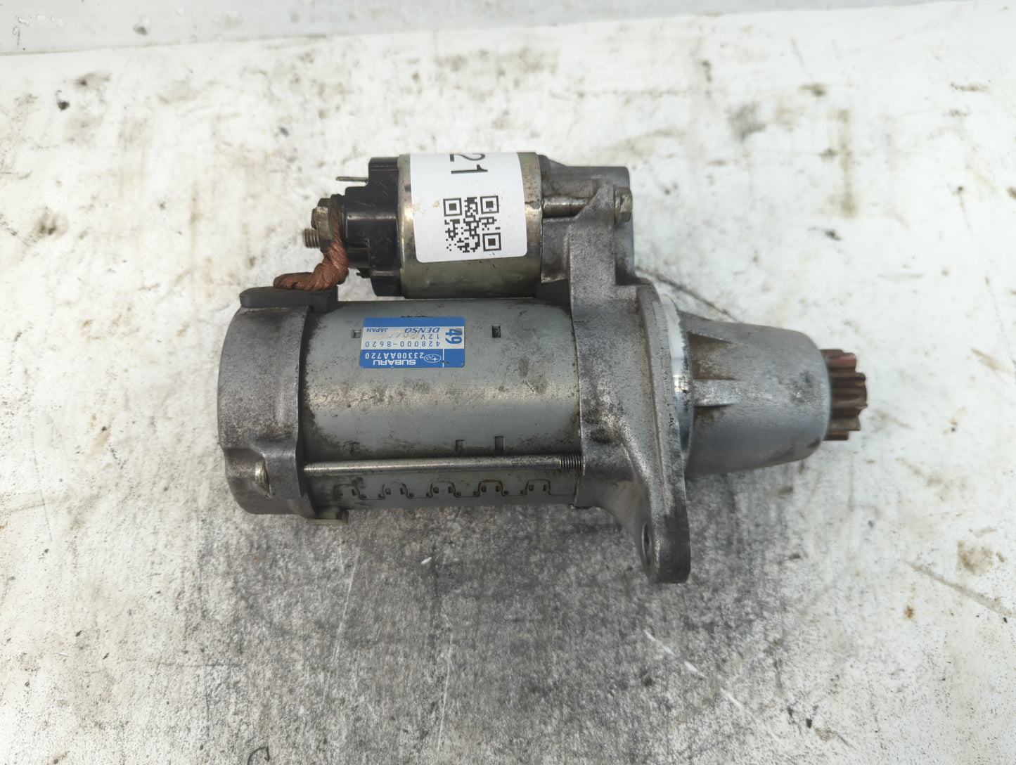 2013-2016 Scion Fr-S Car Starter Motor Solenoid OEM P/N:428000-8620 23300AA720 Fits Fits 2013 2014 2015 2016 2017 2018 2019 
