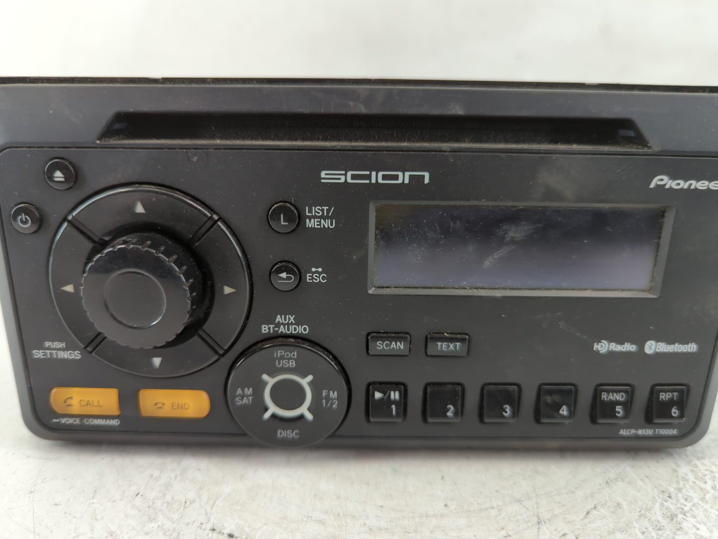 2013-2014 Scion Tc Radio AM FM Cd Player Receiver Replacement P/N:PT546-00130 Fits Fits 2013 2014 OEM Used Auto Parts - Oemu