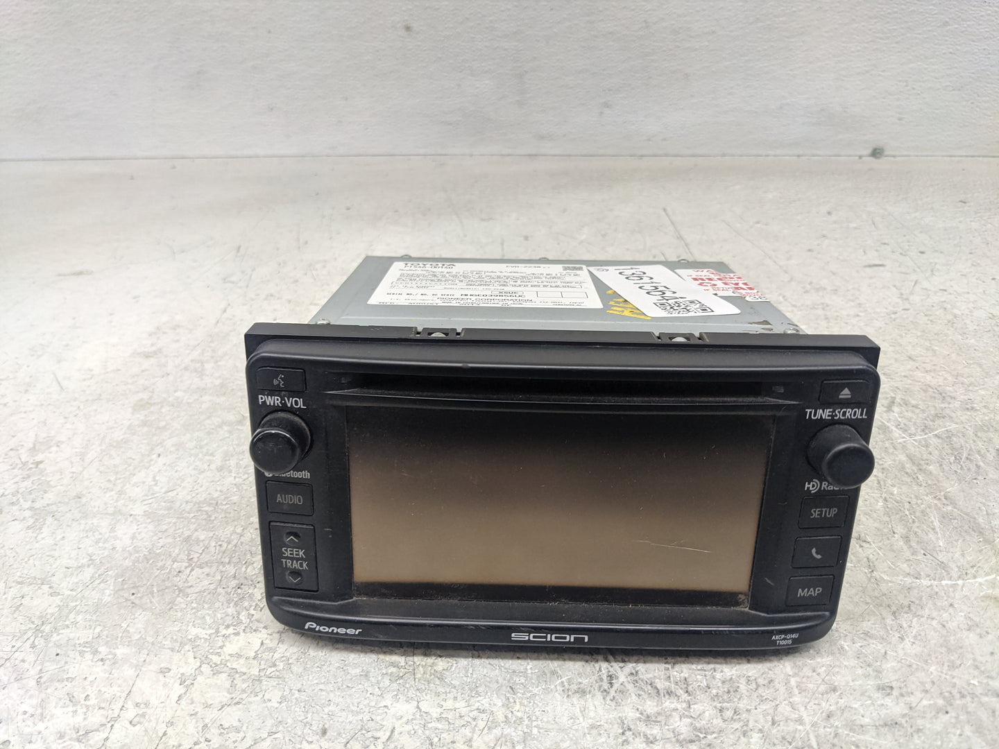 2013-2014 Scion Tc Radio AM FM Cd Player Receiver Replacement P/N:PT546-00140 PT546-00130 Fits Fits 2012 2013 2014 OEM Used 