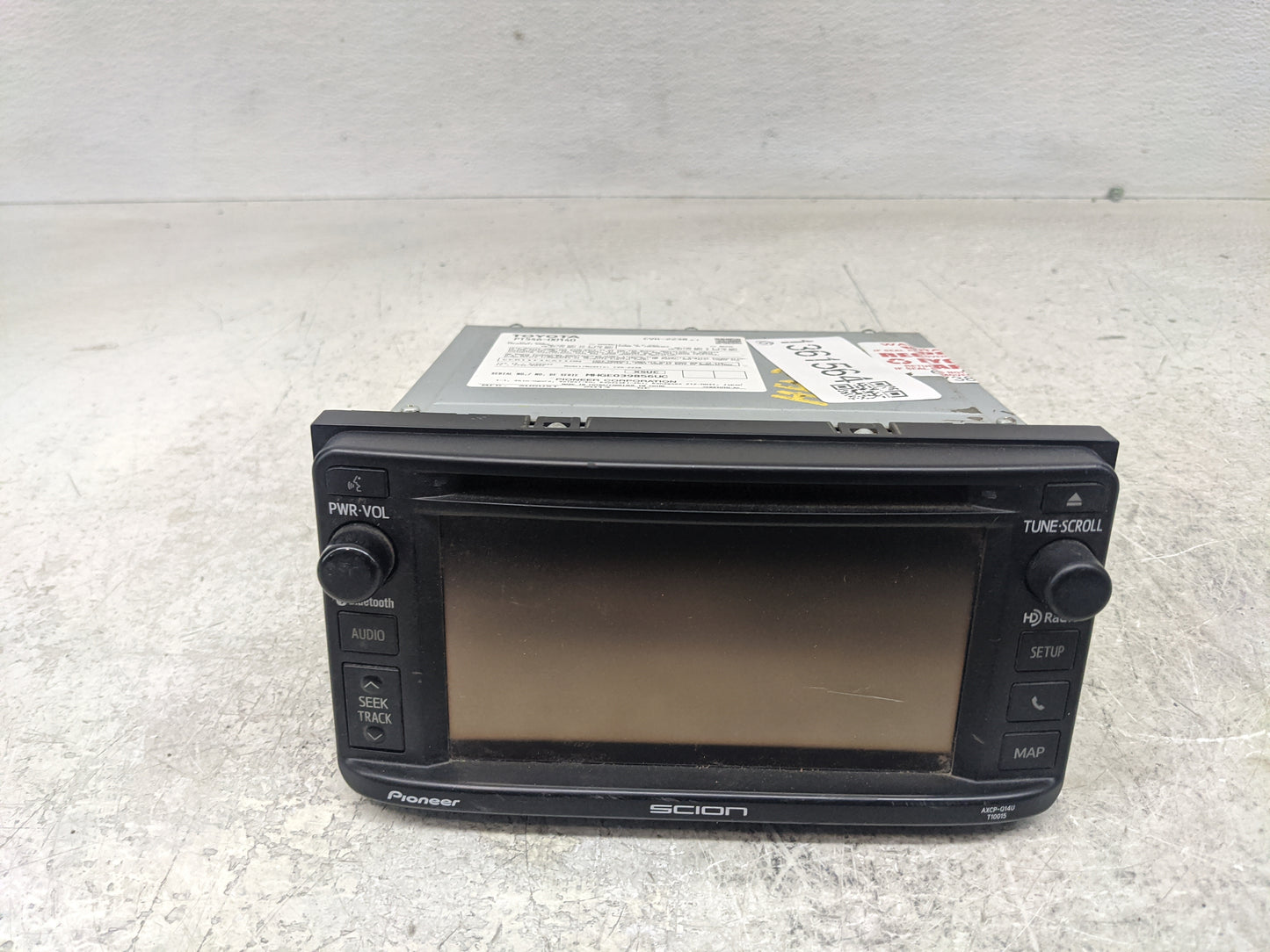 2013-2014 Scion Tc Radio AM FM Cd Player Receiver Replacement P/N:PT546-00140 PT546-00130 Fits Fits 2012 2013 2014 OEM Used 