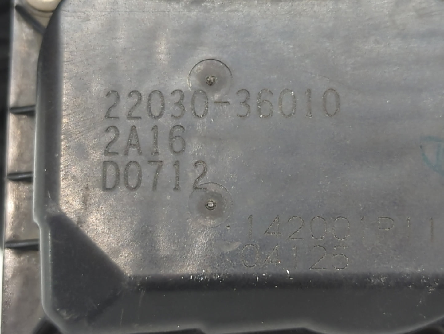 2011-2016 Scion Tc Throttle Body P/N:22030-36010 22030-0V010 Fits Fits 2009 2010 2011 2012 2013 2014 2015 2016 2017 2018 201