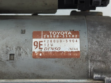 2011-2016 Scion Tc Car Starter Motor Solenoid OEM P/N:428000-5904 28100-31102 Fits Fits 2011 2012 2013 2014 2015 2016 OEM Used Auto Parts