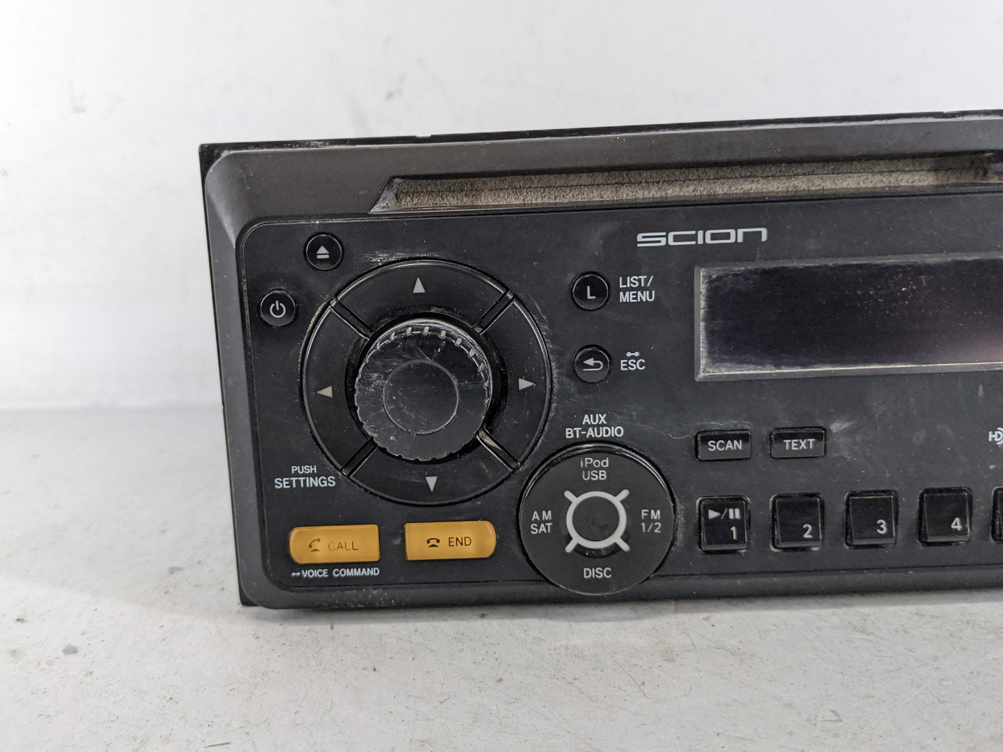 2012-2014 Scion Xb Radio AM FM Cd Player Receiver Replacement P/N:PT546-00130 Fits Fits 2012 2013 2014 OEM Used Auto Parts -