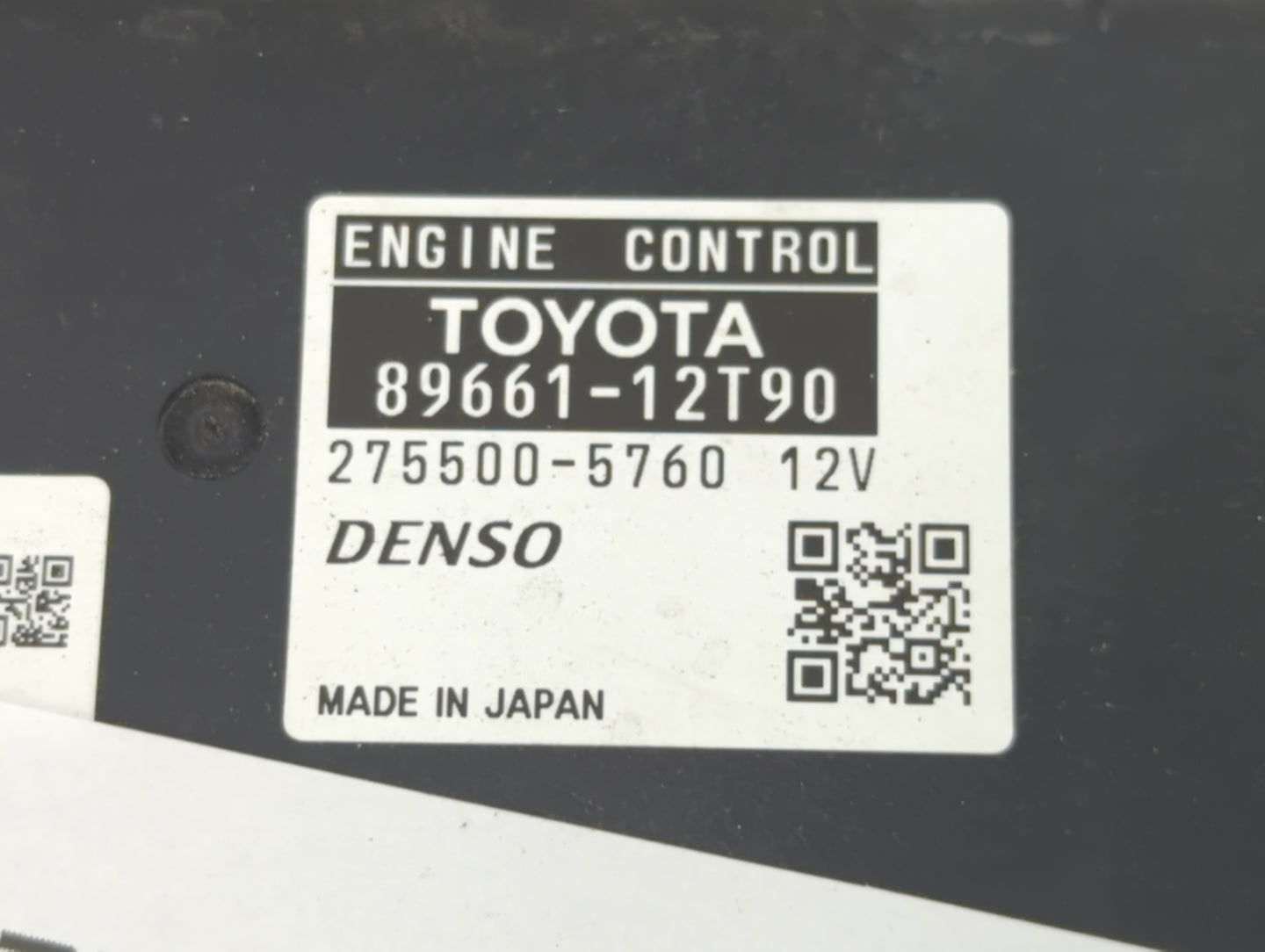 2013-2015 Scion Xb PCM Engine Control Computer ECU ECM PCU OEM P/N:89661-12T90 Fits Fits 2013 2014 2015 OEM Used Auto Parts 