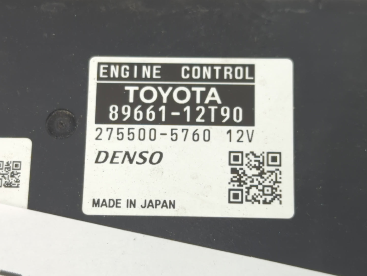 2013-2015 Scion Xb PCM Engine Control Computer ECU ECM PCU OEM P/N:89661-12T90 Fits Fits 2013 2014 2015 OEM Used Auto Parts 