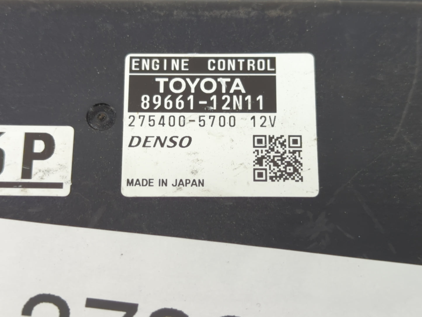 2013-2015 Scion Xb PCM Engine Control Computer ECU ECM PCU OEM P/N:89661-12N11 Fits Fits 2013 2014 2015 OEM Used Auto Parts 