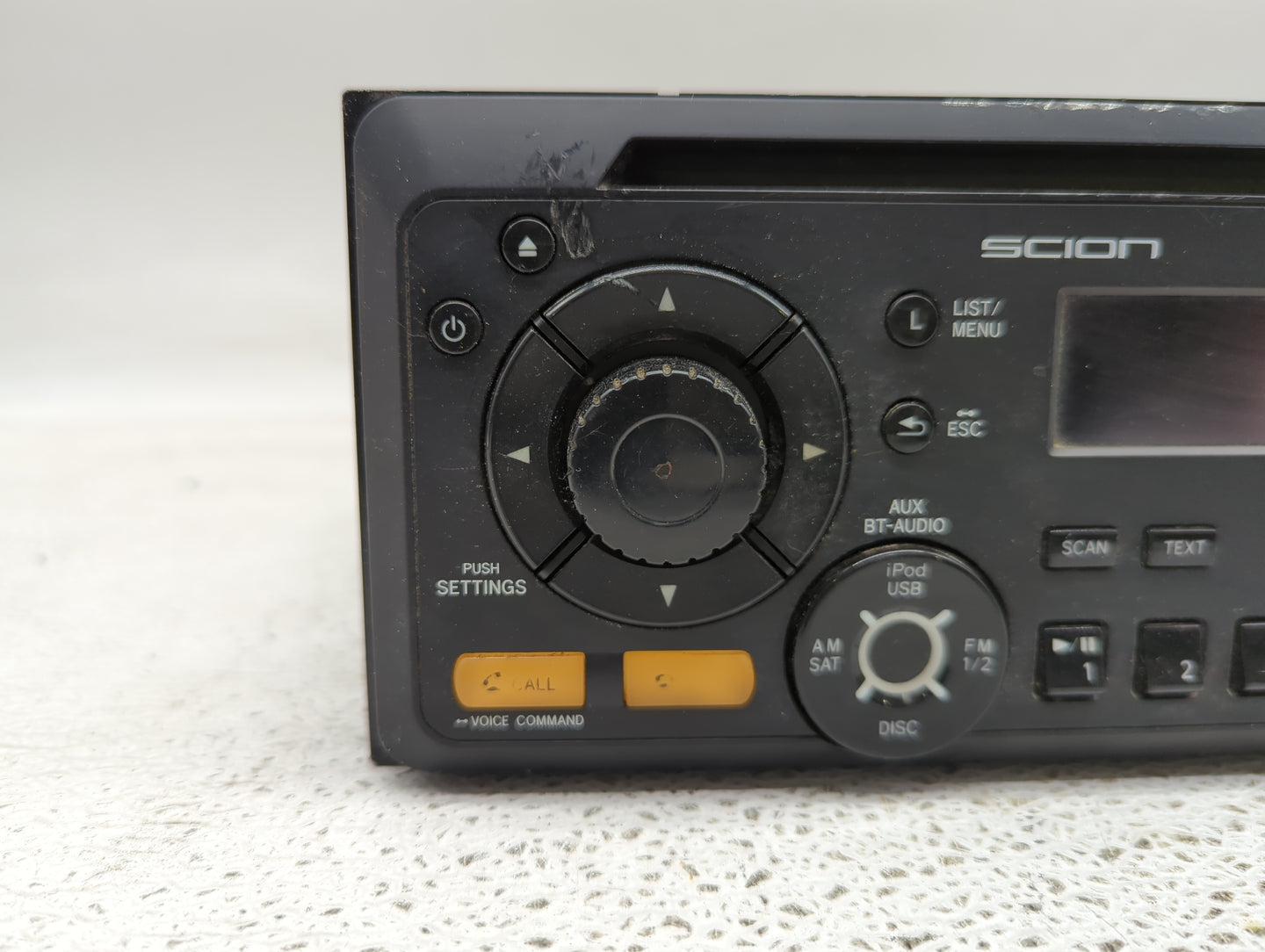 2012-2014 Scion Xb Radio AM FM Cd Player Receiver Replacement P/N:PT546-00130 Fits Fits 2012 2013 2014 OEM Used Auto Parts -