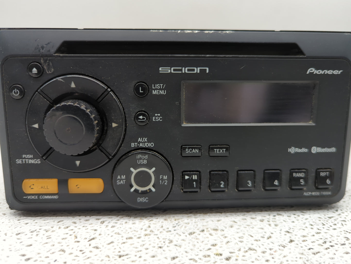 2012-2014 Scion Xb Radio AM FM Cd Player Receiver Replacement P/N:PT546-00130 Fits Fits 2012 2013 2014 OEM Used Auto Parts -