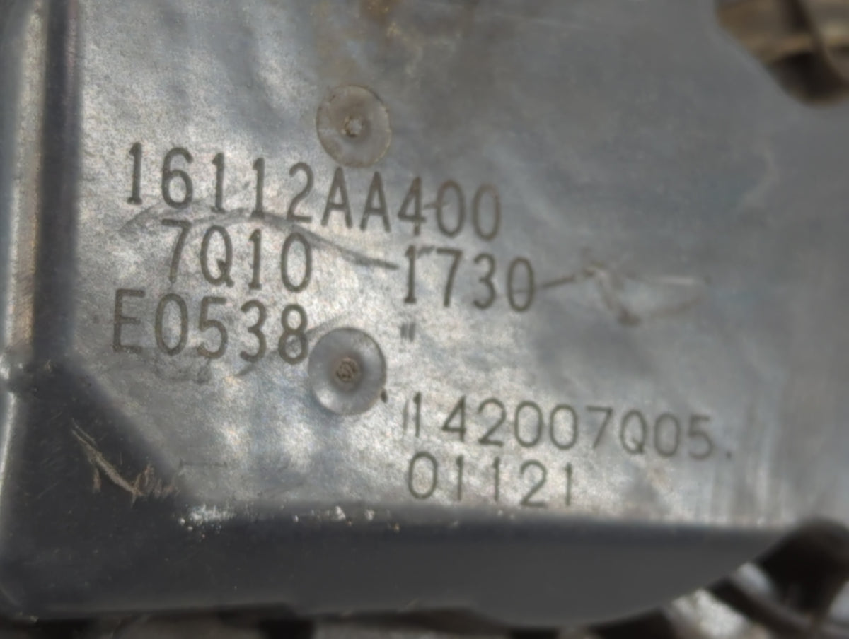 2013 Subaru Brz Throttle Body P/N:E0538 7Q10-1730, 16112AA400 Fits Fits 2014 2015 2016 2017 2018 2019 2020 OEM Used Auto Par