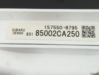 2013 Subaru Brz Instrument Cluster Speedometer Gauges P/N:85002CA250 Fits OEM Used Auto Parts - Oemusedautoparts1.com