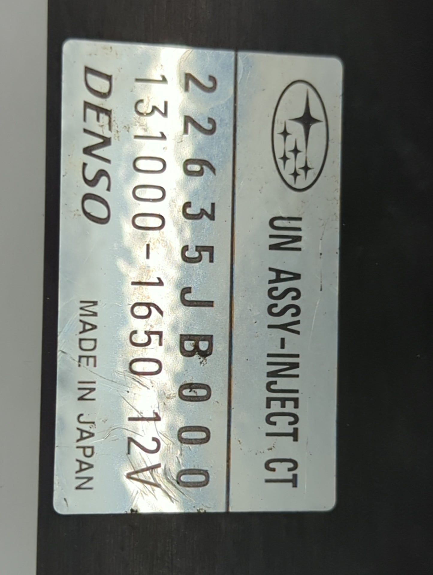 2013 Subaru Brz PCM Engine Control Computer ECU ECM PCU OEM P/N:22635JB000 131000-1650 Fits OEM Used Auto Parts - Oemusedaut