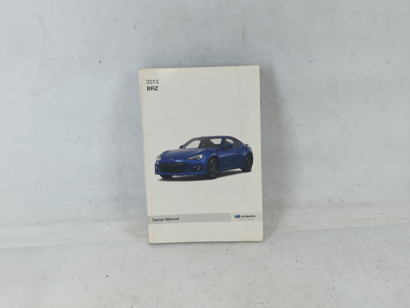 2013 Subaru Brz Owners Manual Book Guide OEM Used Auto Parts - Oemusedautoparts1.com