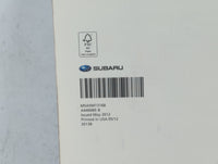 2013 Subaru Brz Owners Manual Book Guide OEM Used Auto Parts - Oemusedautoparts1.com