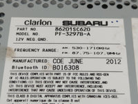 2013 Subaru Forester Radio AM FM Cd Player Receiver Replacement P/N:86201SC620 Fits OEM Used Auto Parts - Oemusedautoparts1.