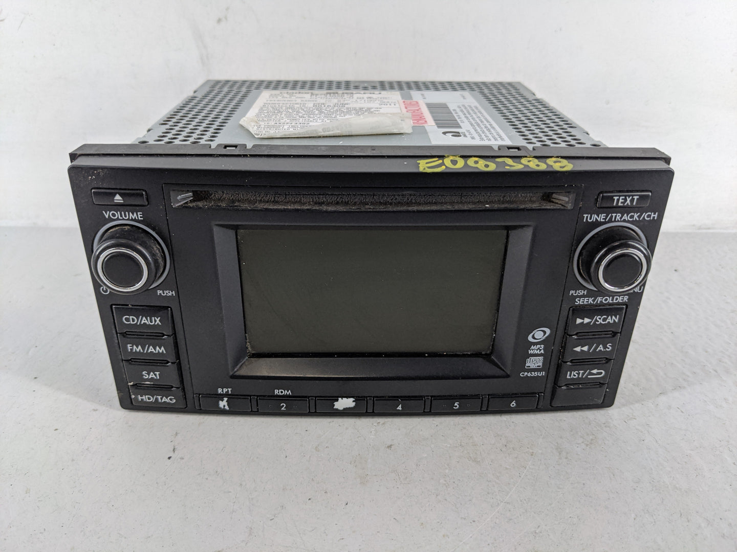 2013 Subaru Forester Radio AM FM Cd Player Receiver Replacement P/N:86201SC630 Fits OEM Used Auto Parts - Oemusedautoparts1.