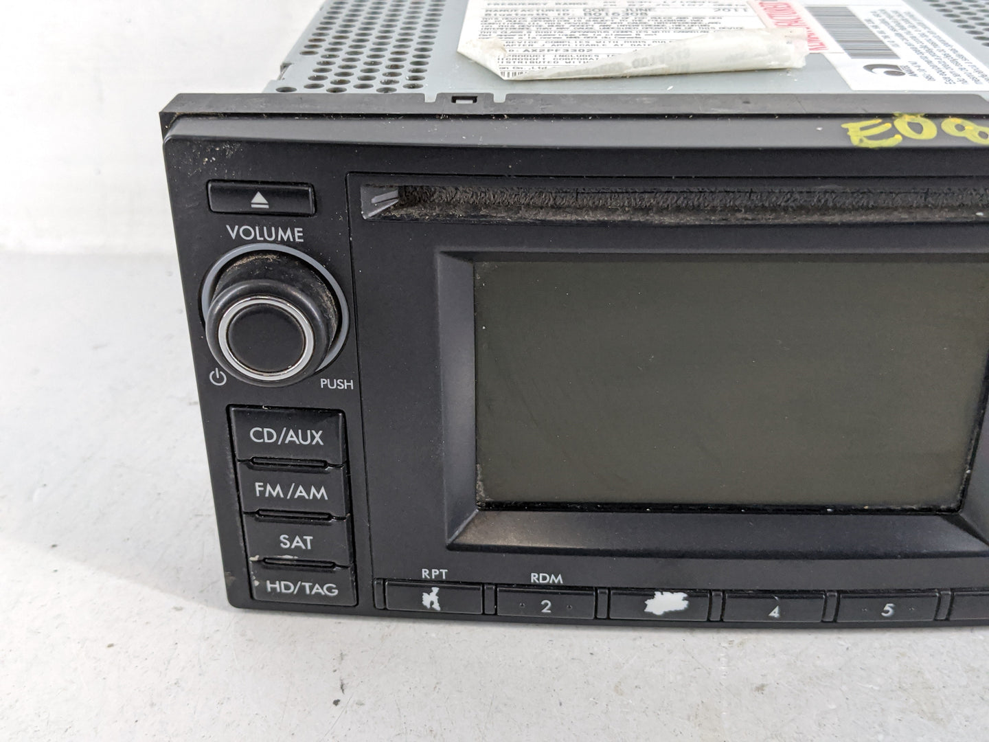 2013 Subaru Forester Radio AM FM Cd Player Receiver Replacement P/N:86201SC630 Fits OEM Used Auto Parts - Oemusedautoparts1.