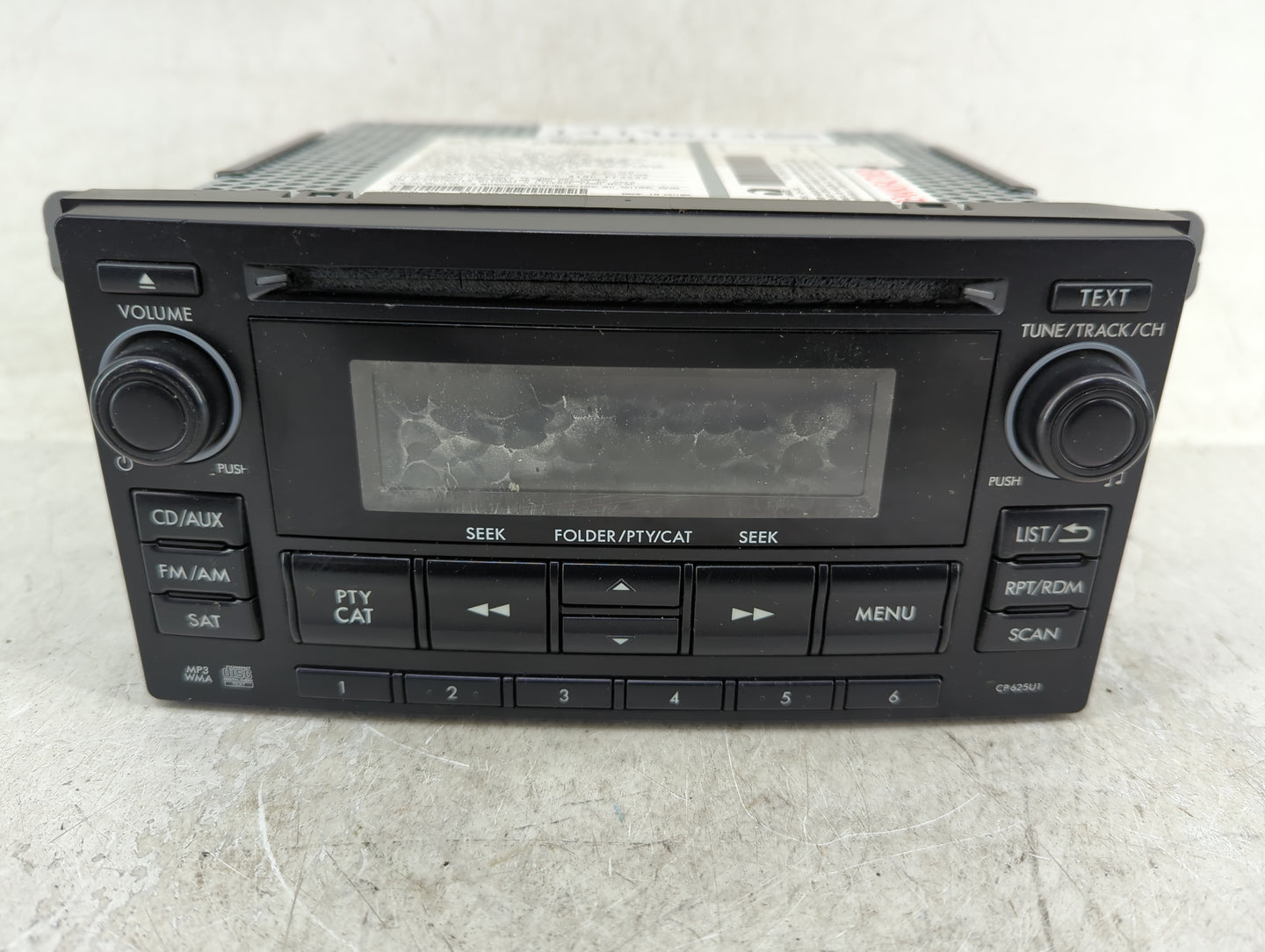 2013 Subaru Forester Radio AM FM Cd Player Receiver Replacement P/N:86201SC620 Fits OEM Used Auto Parts - Oemusedautoparts1.