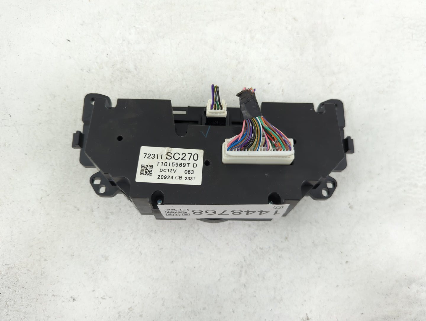 2013 Subaru Forester Climate Control Module Temperature AC/Heater Replacement P/N:72311SC270 T1015969T Fits OEM Used Auto Pa