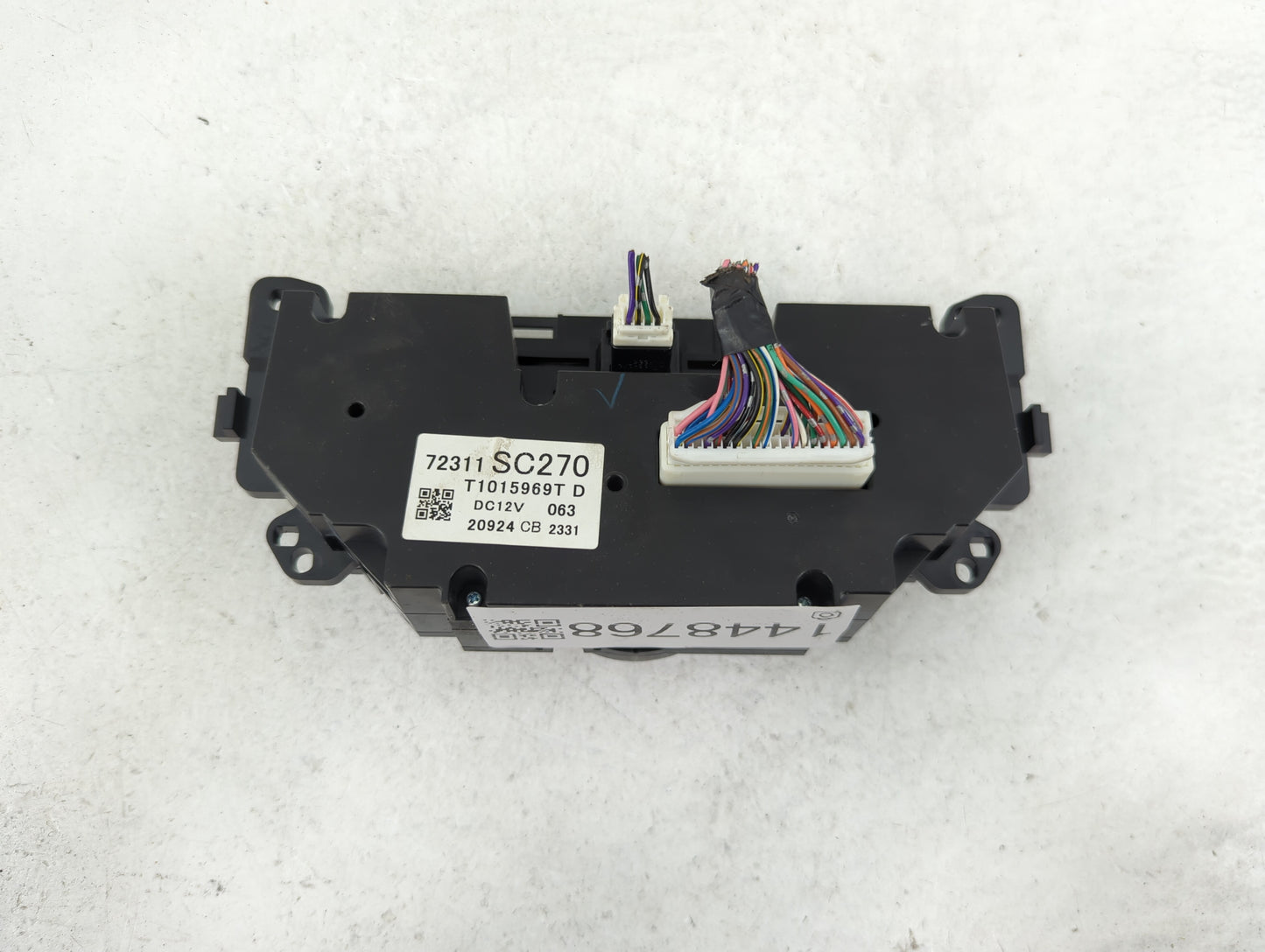 2013 Subaru Forester Climate Control Module Temperature AC/Heater Replacement P/N:72311SC270 T1015969T Fits OEM Used Auto Pa