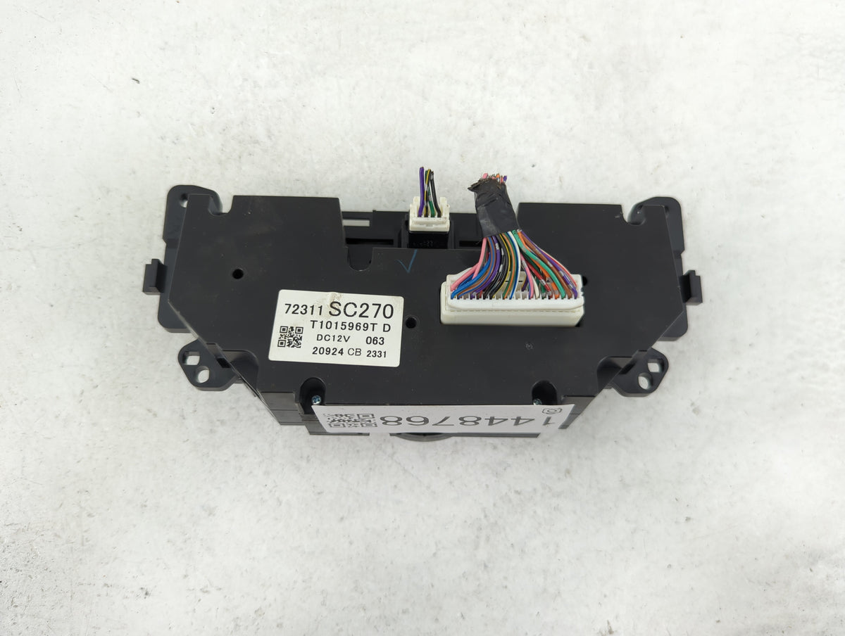 2011-2013 Subaru Forester Climate Control Module Temperature AC/Heater Replacement P/N:72311SC270 T1015969T Fits OEM Used Au
