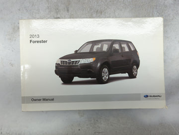 2013 Subaru Forester Owners Manual Book Guide P/N:A8180BE-A MSA5M1303A, MSA5B1304A OEM Used Auto Parts