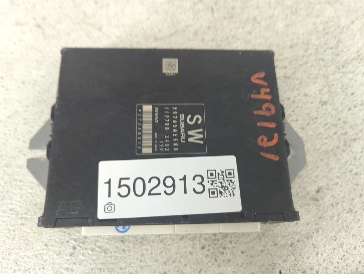 2013 Subaru Forester PCM Engine Control Computer ECU ECM PCU OEM P/N:22765AE580 112700-3402 Fits OEM Used Auto Parts - Oemus
