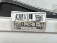 2012-2013 Subaru Forester Instrument Cluster Speedometer Gauges P/N:85003SC730 85003SC74, 85003SC740 Fits Fits 2012 2013 OEM