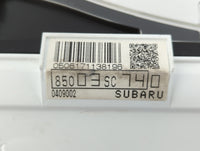 2012-2013 Subaru Forester Instrument Cluster Speedometer Gauges P/N:85003SC730 85003SC74, 85003SC740 Fits Fits 2012 2013 OEM