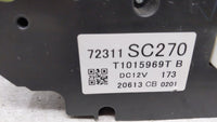 2011-2013 Subaru Forester Climate Control Module Temperature AC/Heater Replacement P/N:72311SC270 Fits Fits 2011 2012 2013 O