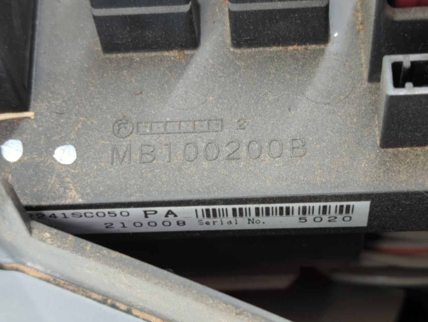 2010-2013 Subaru Forester Fusebox Fuse Box Panel Relay Module P/N:MB100200B Fits Fits 2010 2011 2012 2013 OEM Used Auto Part