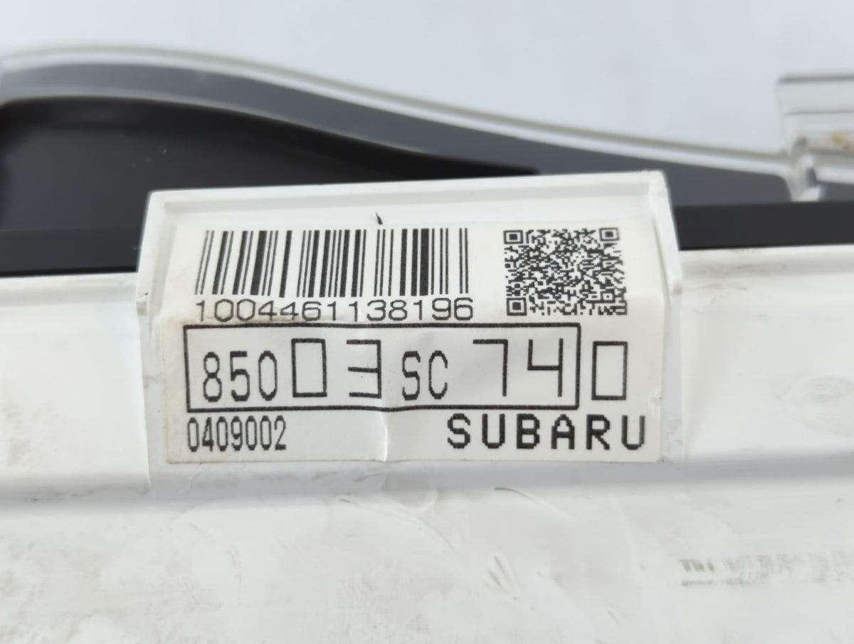 2012-2013 Subaru Forester Instrument Cluster Speedometer Gauges P/N:85003SC740 Miles: Fits Fits 2012 2013 OEM Used Auto Part
