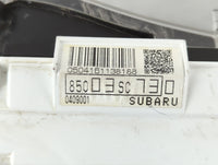 2013 Subaru Forester Instrument Cluster Speedometer Gauges P/N:85003SC730 Fits OEM Used Auto Parts - Oemusedautoparts1.com