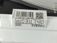 2013 Subaru Forester Instrument Cluster Speedometer Gauges P/N:85003SC730 85003SC74, 85003SC740 Miles: Fits OEM Used Auto Pa
